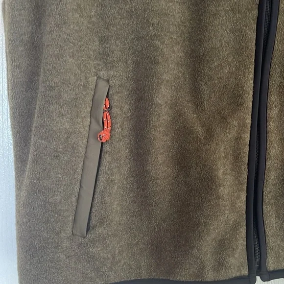 AE 77 Performance American Eagle Outfitters Fleece Front Zip Vest - Picture 2 of 6